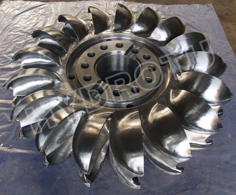 高いヘッド水力電気のプロジェクトのために機械で造る炉 CNC のハイドロ Pelton のタービン ランナー