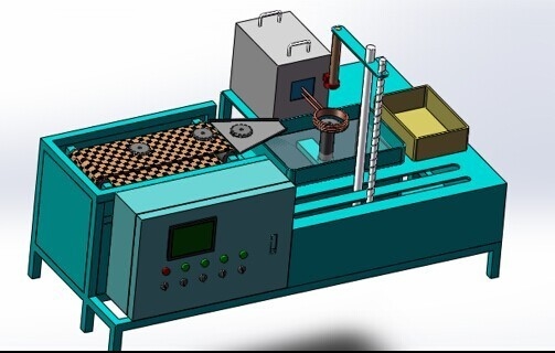 PLC制御を用いるセリウムFCC 100KW 10-50khzの高周波焼入れ用具装置